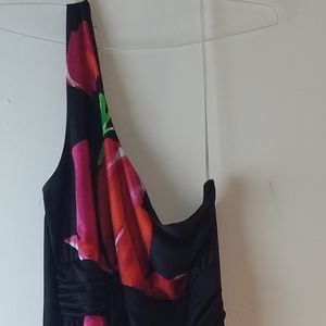 Off shoulder flower dress